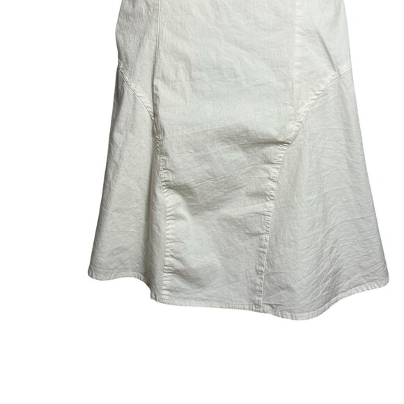 Free People mini bowtie back White Sleeveless V-Neck Mini Size medium - Picture 3 of 6